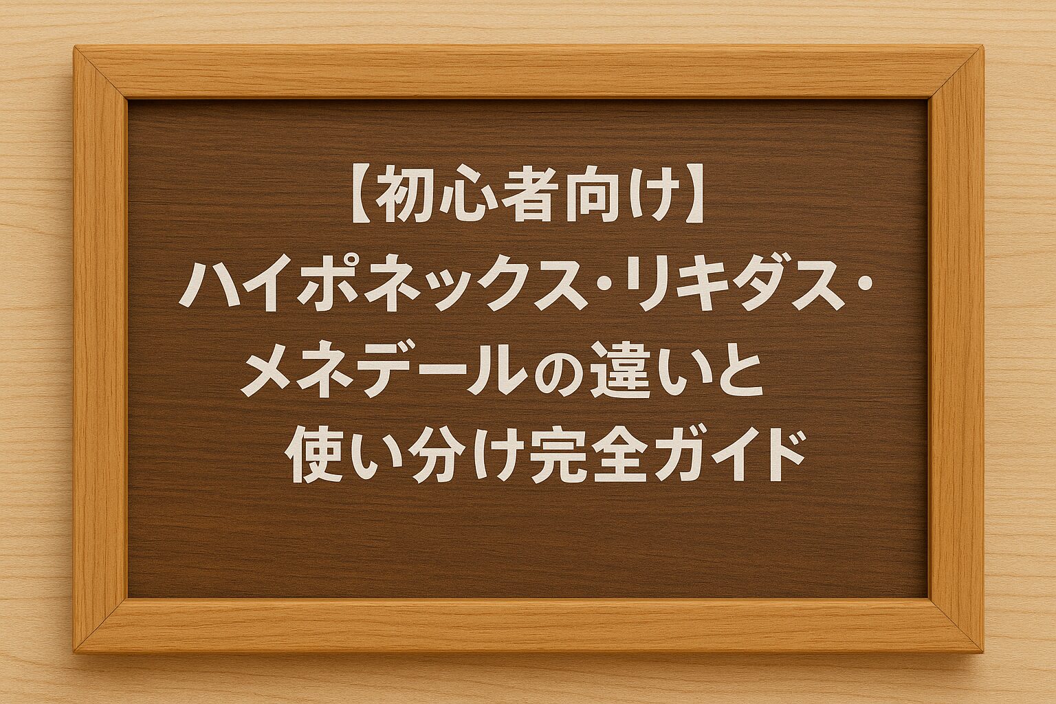 ハイポネックス・リキダス・メネデールの違いと使い分け完全ガイドのアイキャッチ画像