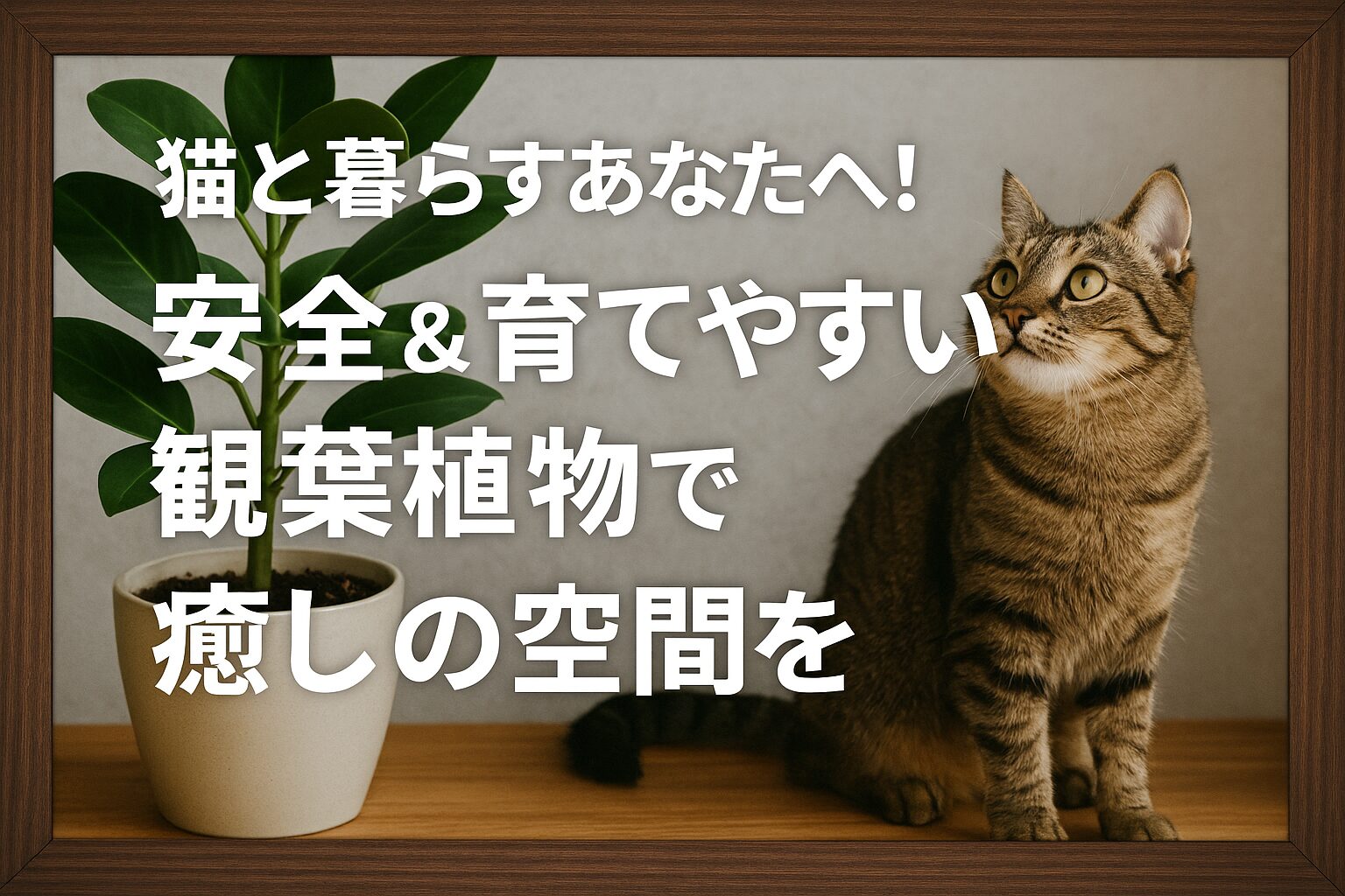安全＆育てやすい観葉植物のアイキャッチ画像
